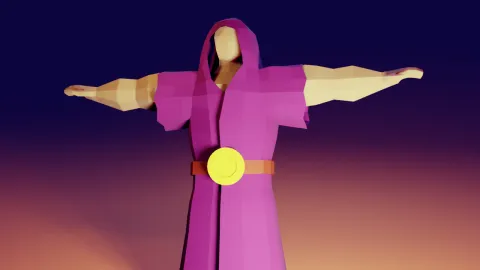 Low Poly Cult Leader