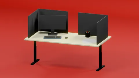 Low Poly Office Desk